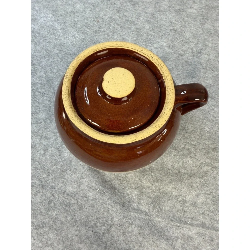 Vintage Robinson Ransbottom Stoneware Pottery Number 2 USA Made 1960s W Lid